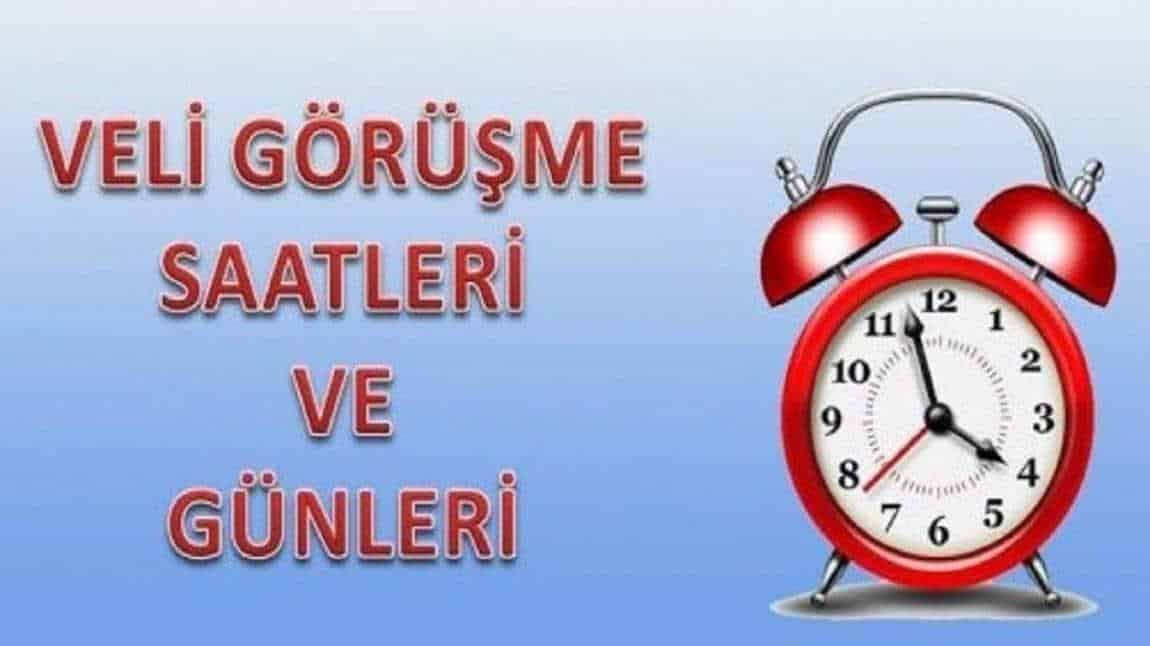 VELİ-ÖĞRETMEN GÖRÜŞME GÜNLERİ 2024-2025 EĞİTİM VE ÖĞRETİM YILI